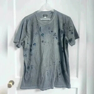 Diesel T-XENA Hand PAINTED Mens Short Sleeves T-Shirt POLO Shirt L $148